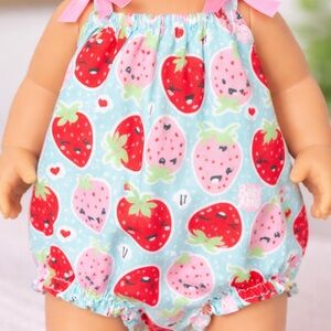Hasbro Snackin Lily Super Snacks Baby Alive Doll Replacement Strawberry Outfit